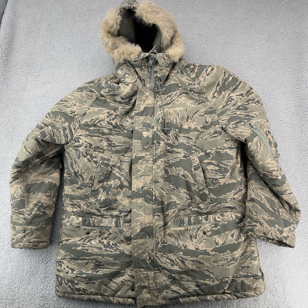 Dakota Outerwear Parka Jacket Camouflage 4308 ABU N3B Hooded Size X-Large
